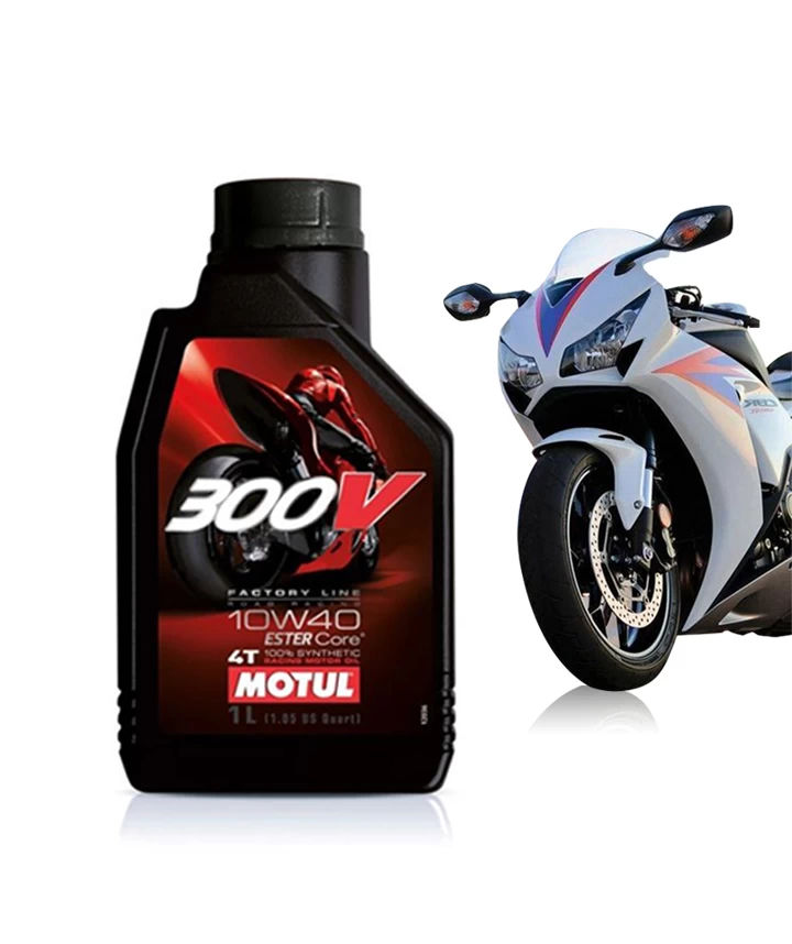 Nhớt Motul300V 10w40 4T Factory Line