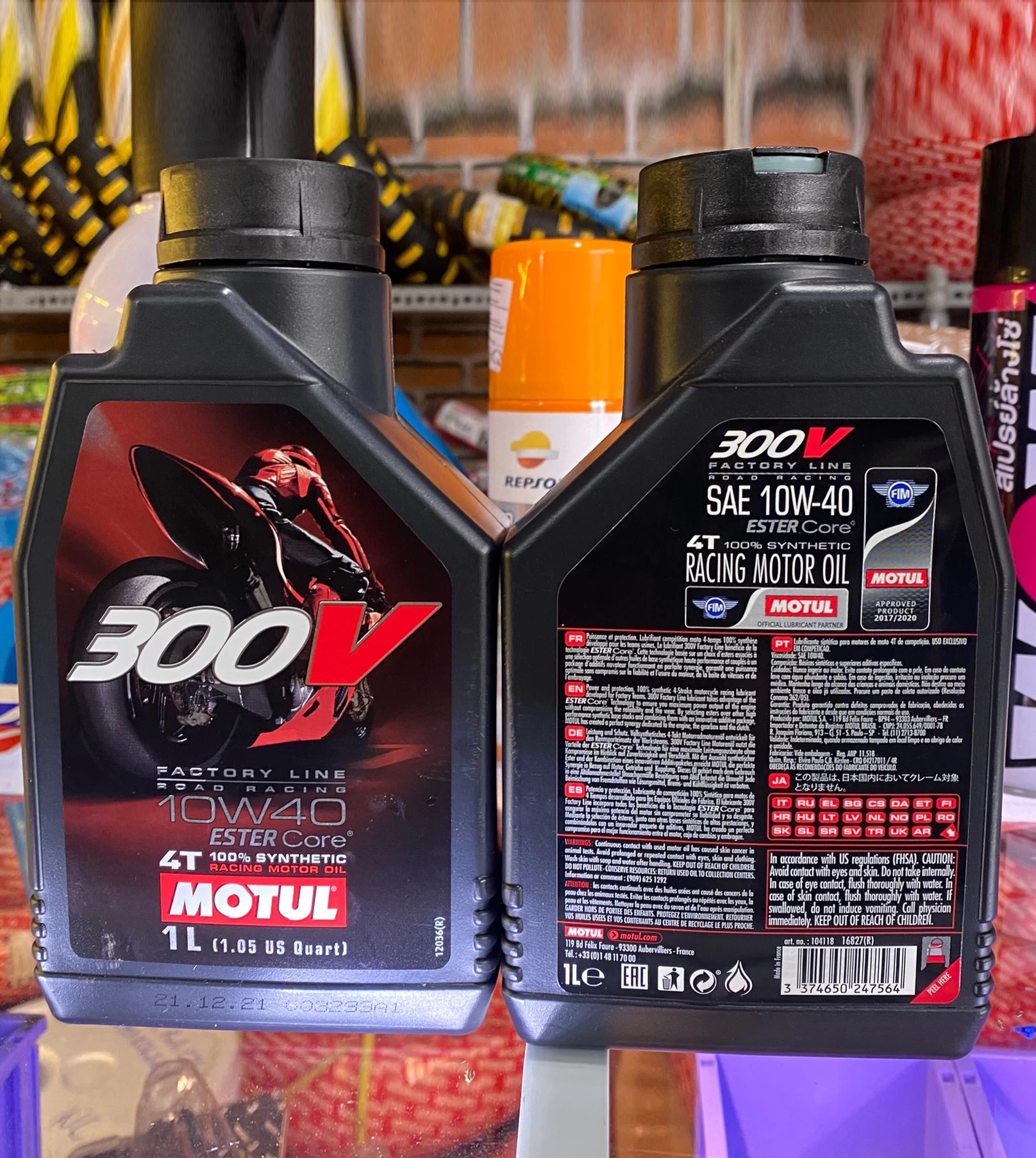 Nhớt Motul300V 10w40 4T Factory Line